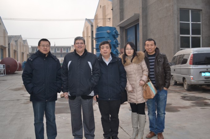 加拿大客戶來我廠參觀